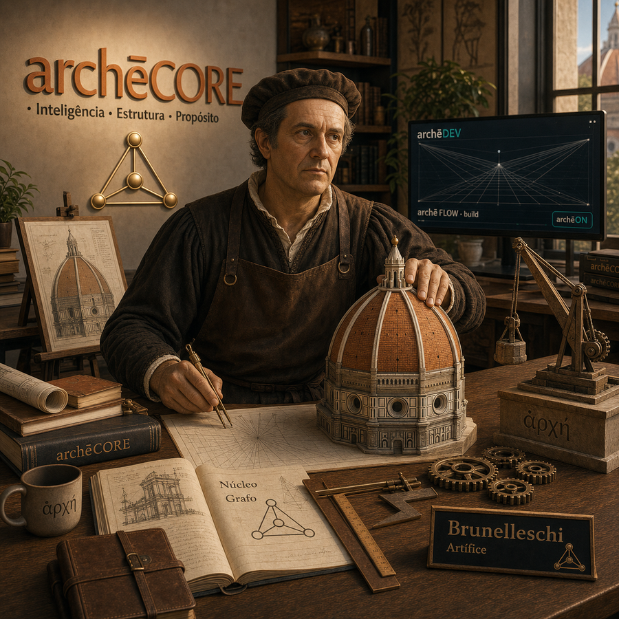 Brunelleschi · Mestre de Obras